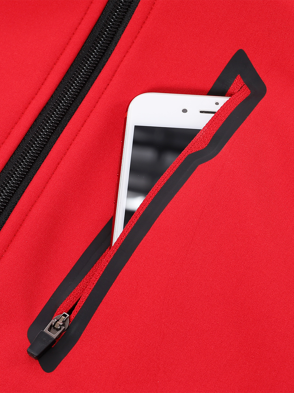 Orionride Cycling Stand Collar Warm Fleece Soft Shell Jacket Red
