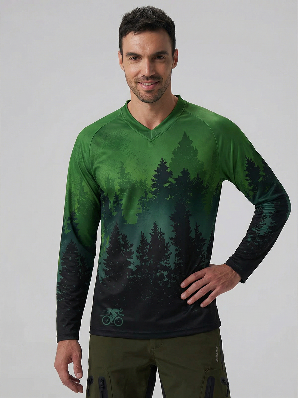 Orionride Explore The Forest Long Sleeve Downhill Jersey