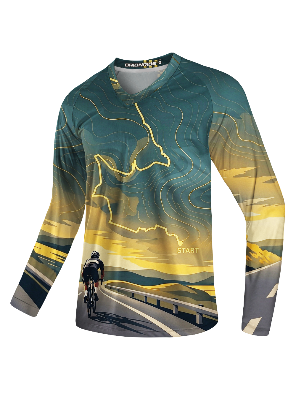 Orionride Pathfinder's Journey Long Sleeve Downhill Jersey