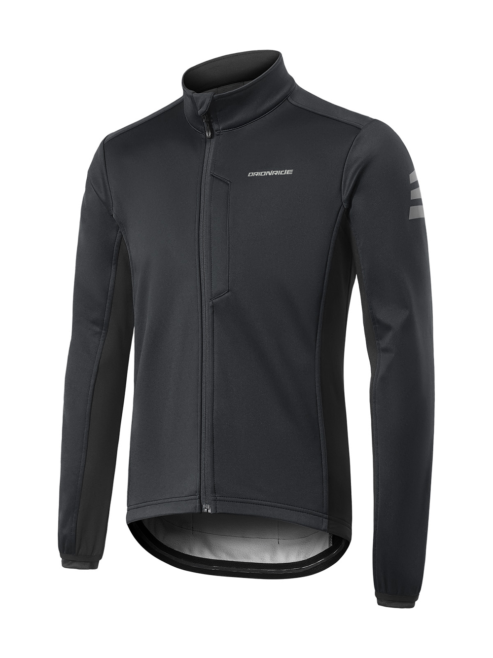Orionride Winter Windproof and Water-Resistant Fleece Cycling Jacket Black