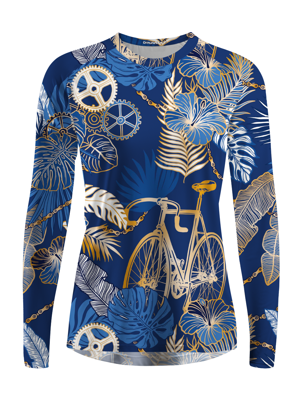 Orionride Hawaiian Plants Women's Quick Dry Downhill Jersey