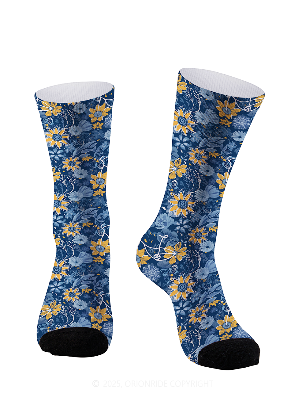 Orionride Flower Paradise Cycling Socks