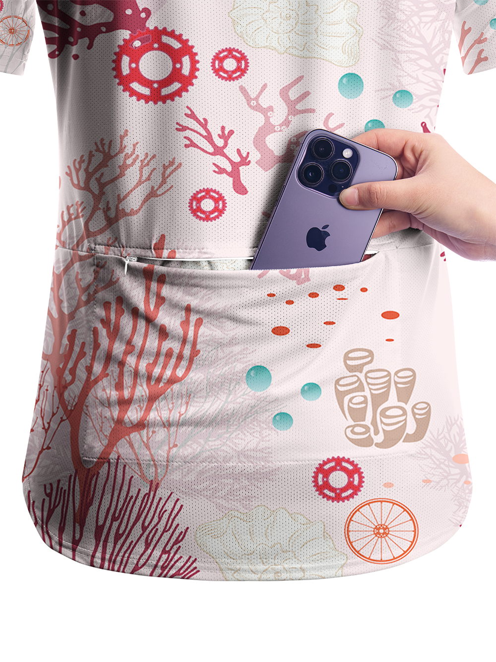 Orionride Pink Coral Women's Breathable Short Sleeve T-shirt