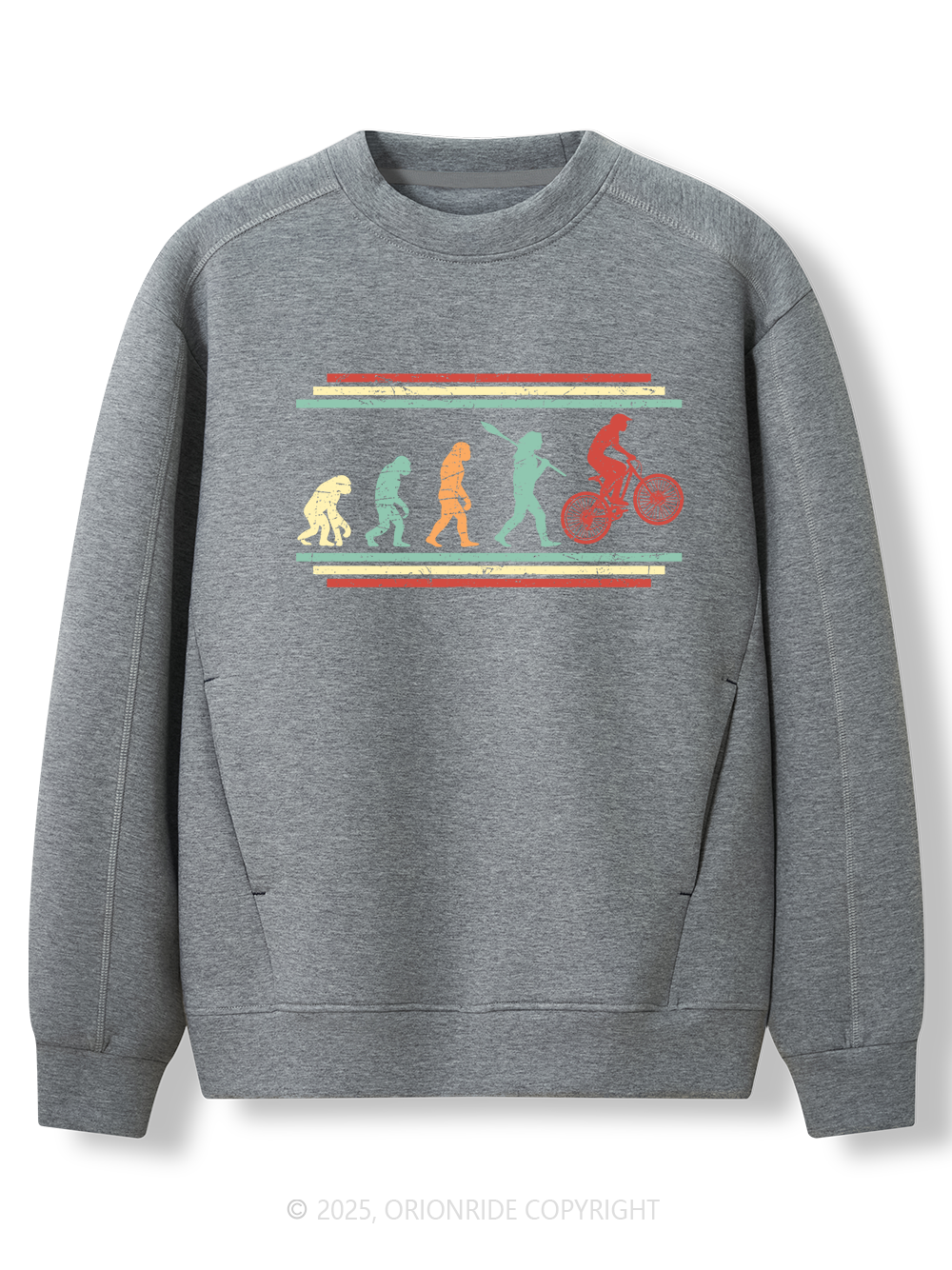 Orionride Bicycle Revolution Women's Long Sleeve Bike Sweatshirt