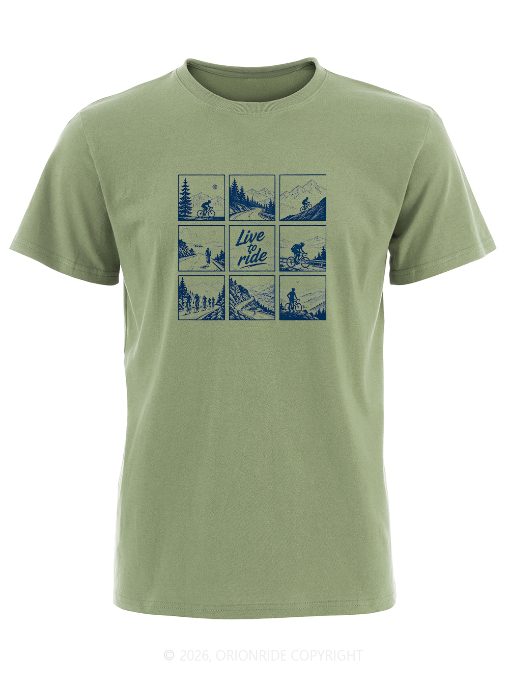 Orionride Live To Ride Short Sleeves Bike T-Shirt