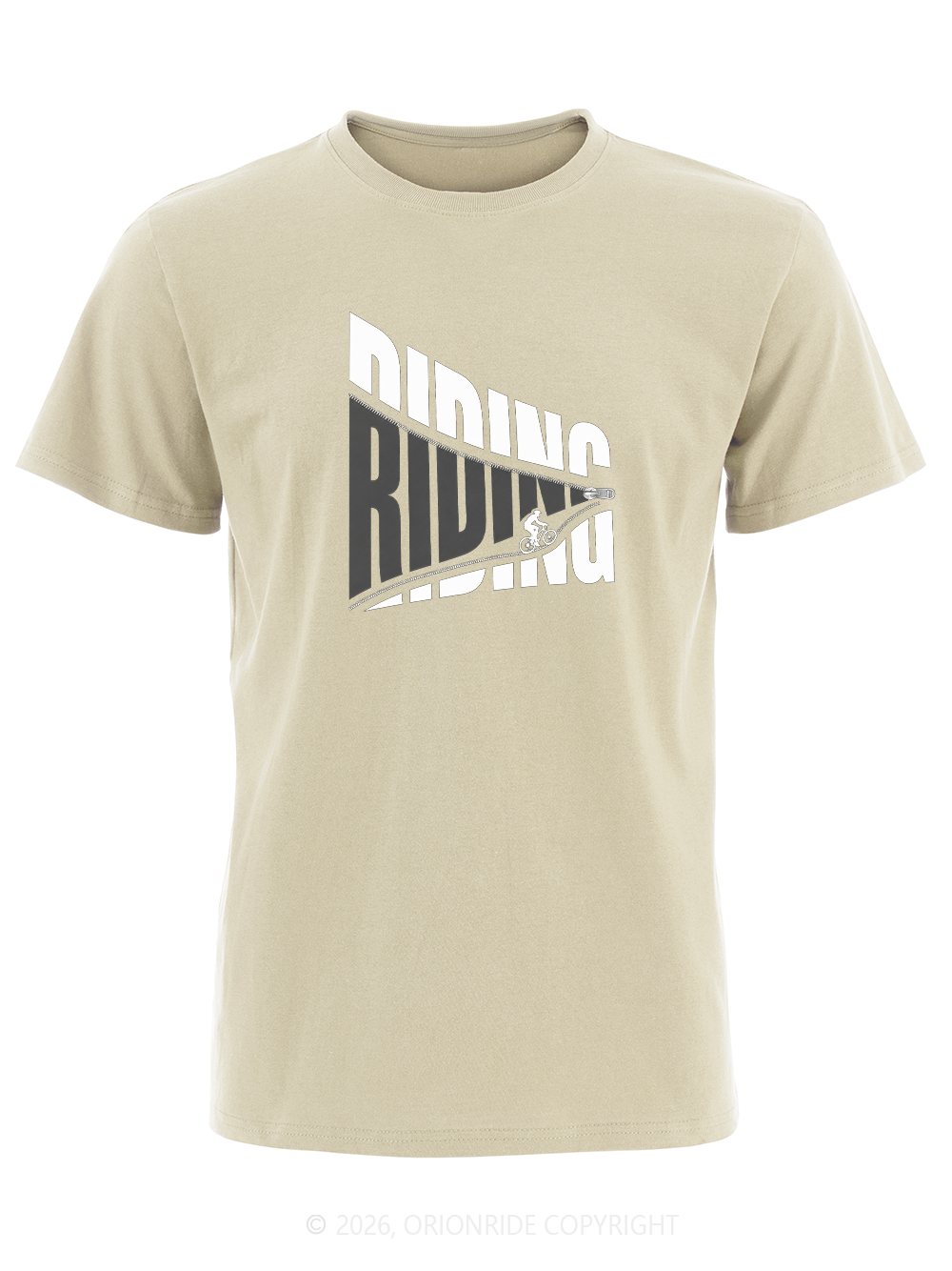 Orionride The World Inside The Zipper Short Sleeves Bike T-Shirt