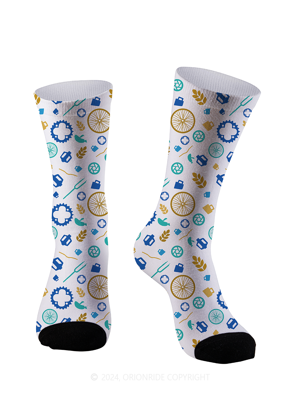 Orionride Abstract Parts Cycling Socks