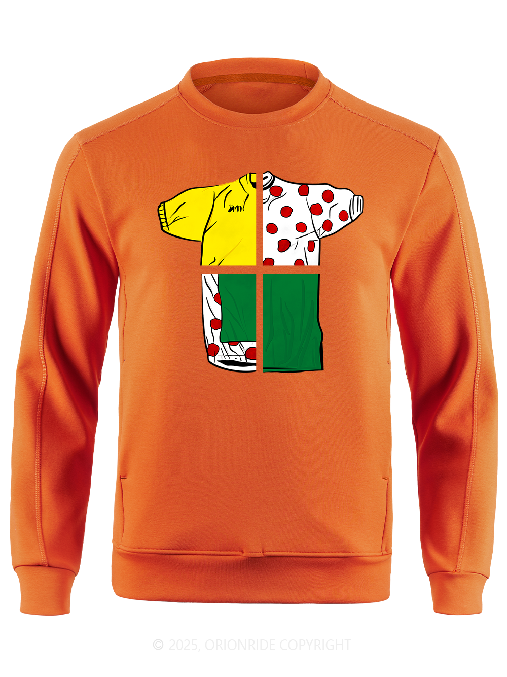 Orionride Champion Color Long Sleeve Bike Sweatshirt