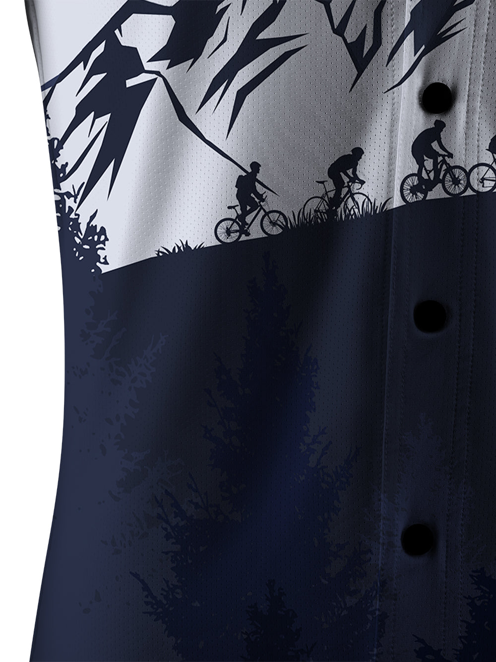 Orionride Riding In Groups Men's Stretchy Breathable Long Sleeve Gravel Shirt