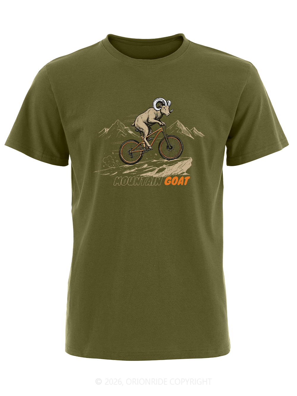 Orionride Mountain Goat Short Sleeves Bike T-Shirt