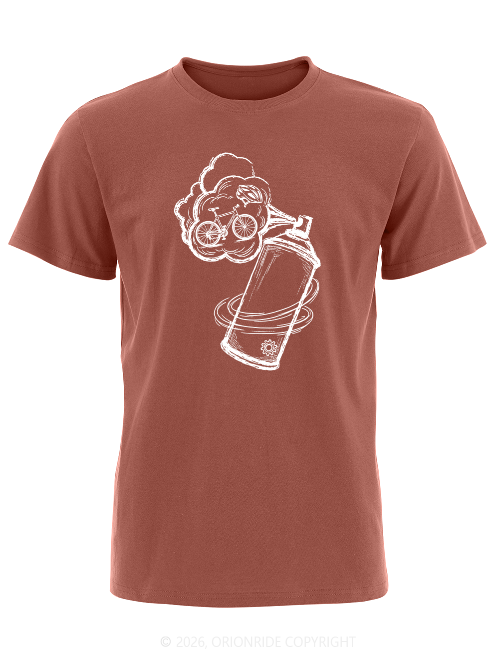 Orionride Bicycle In The Air Mass Short Sleeves Bike T-Shirt