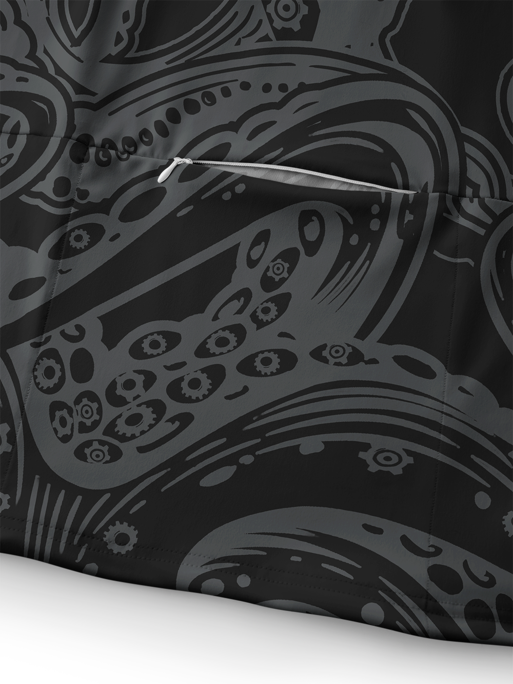 Orionride Octopus Tentacles Long Sleeve Cycling Hoodie Shirt