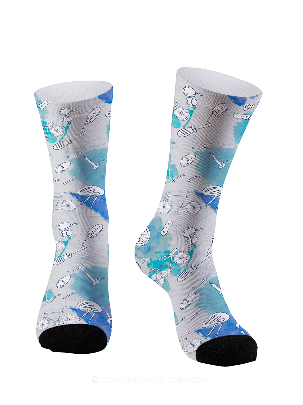 Orionride Ink Parts Cycling Socks
