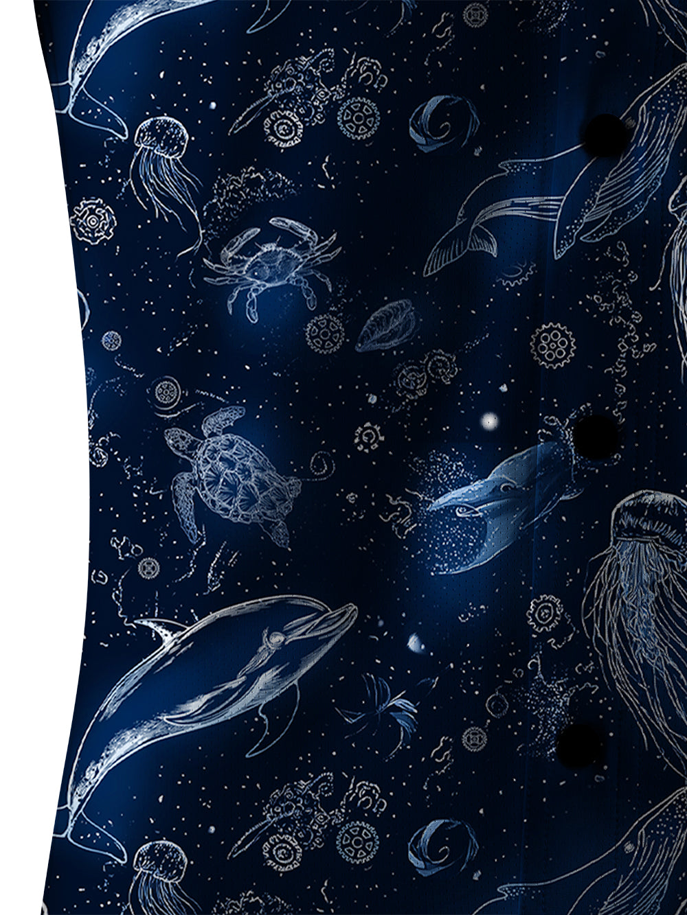 Orionride Secrets Of The Ocean Men's Stretchy Breathable Long Sleeve Gravel Shirt