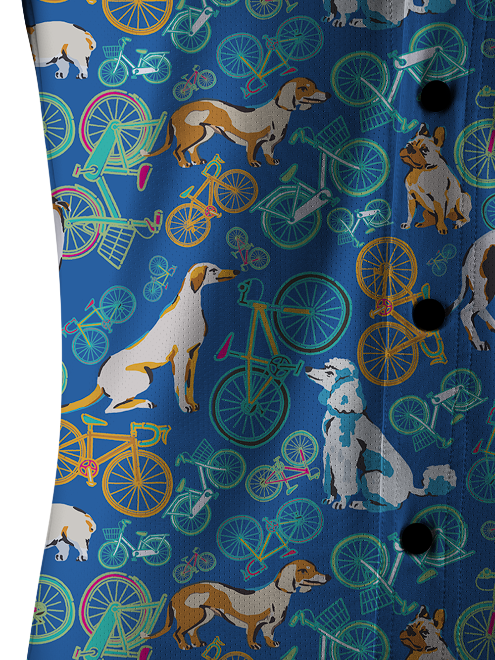 Orionride Pup Ride Men's Stretchy Breathable Long Sleeve Gravel Shirt