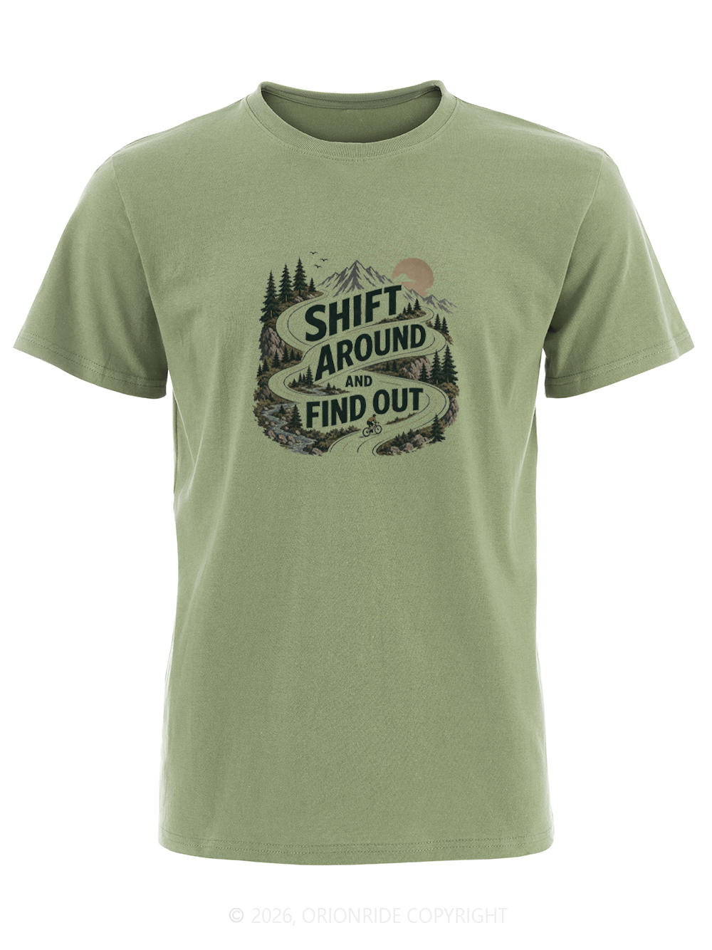 Orionride Curve Find Out Short Sleeves Bike T-Shirt