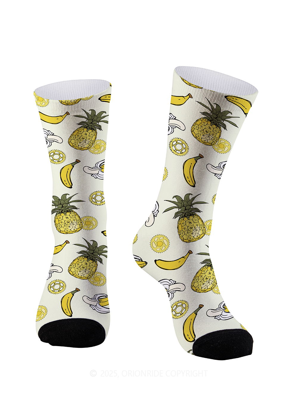 Orionride Pineapple Gear Cycling Socks