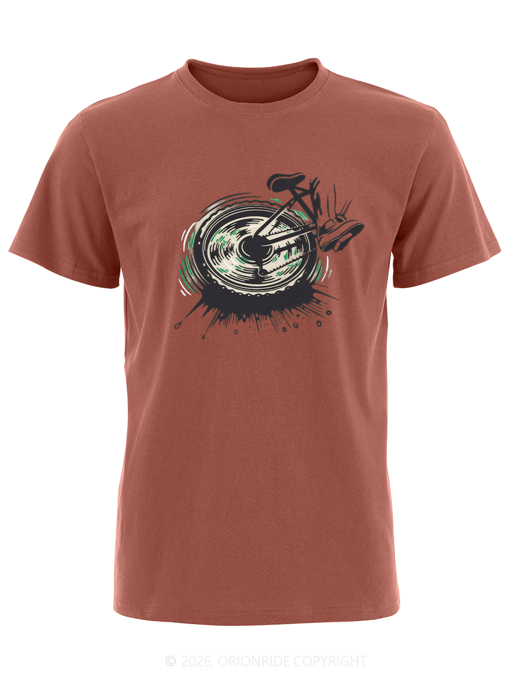 Orionride Cycling With All My Might Short Sleeves Bike T-Shirt