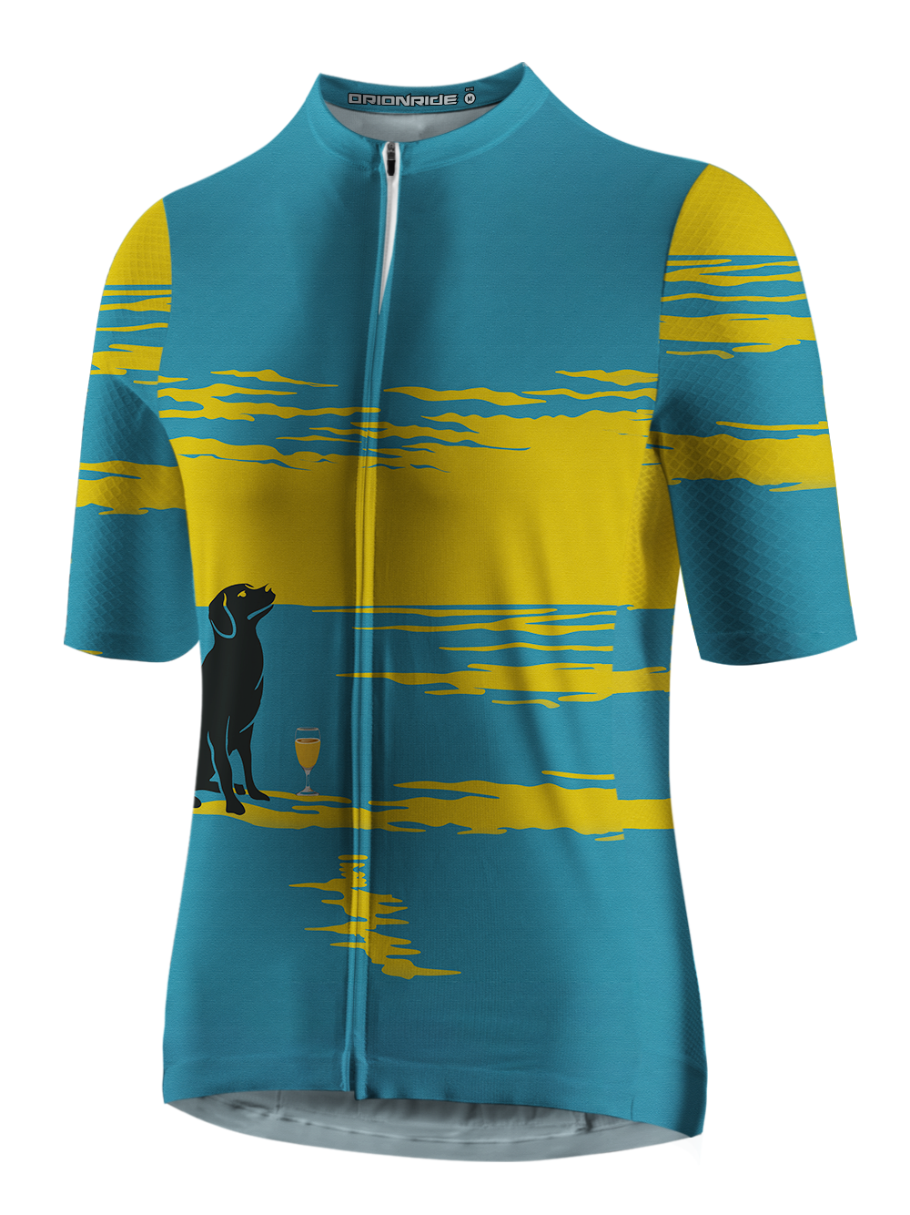 Orionride Labrador on The Beach Short Sleeves Cycling Jersey