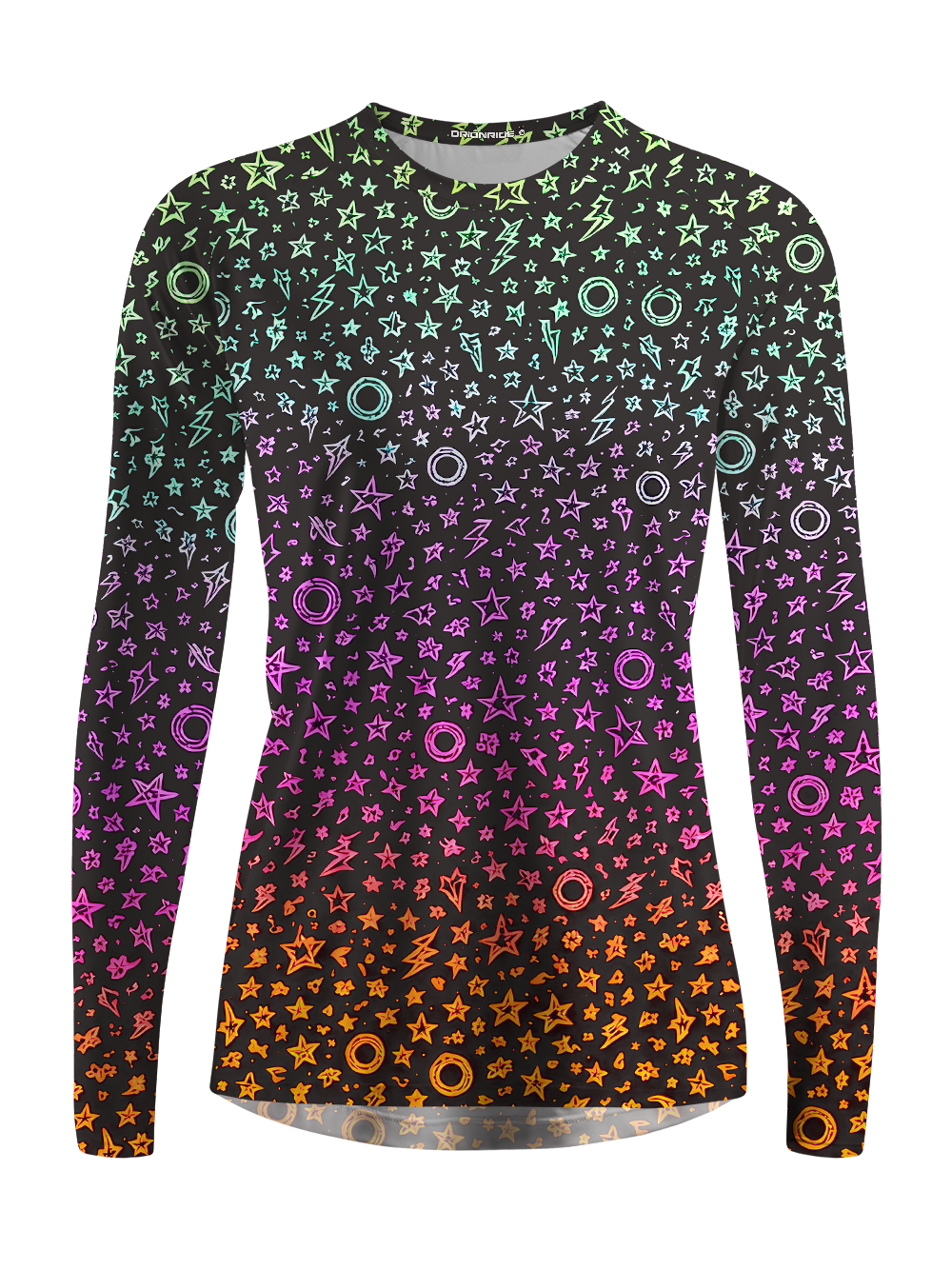 Orionride Aurora Starry Sky Women's Quick Dry Downhill Jersey