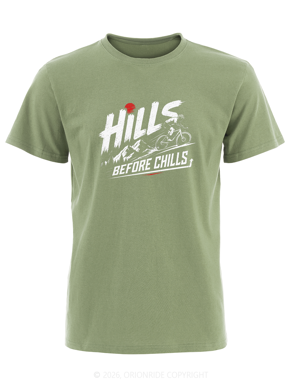Orionride Hills Before Chills Short Sleeves Bike T-Shirt