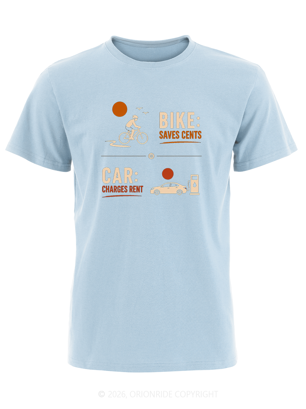 Orionride Rational Travel Short Sleeves Bike T-Shirt