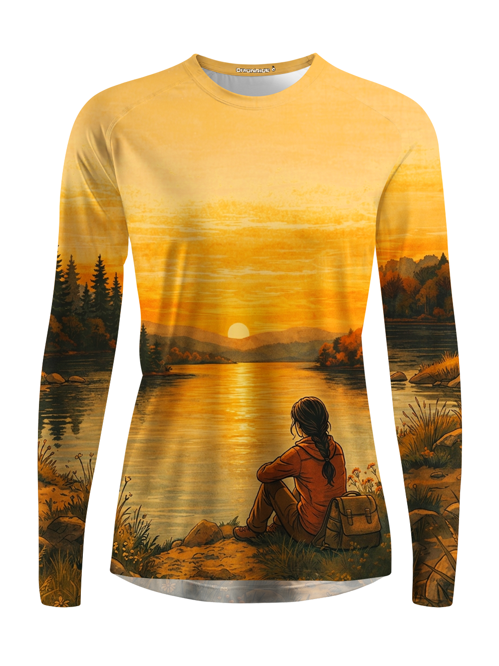 Orionride Calm Lake Surface Women's Quick Dry Downhill Jersey