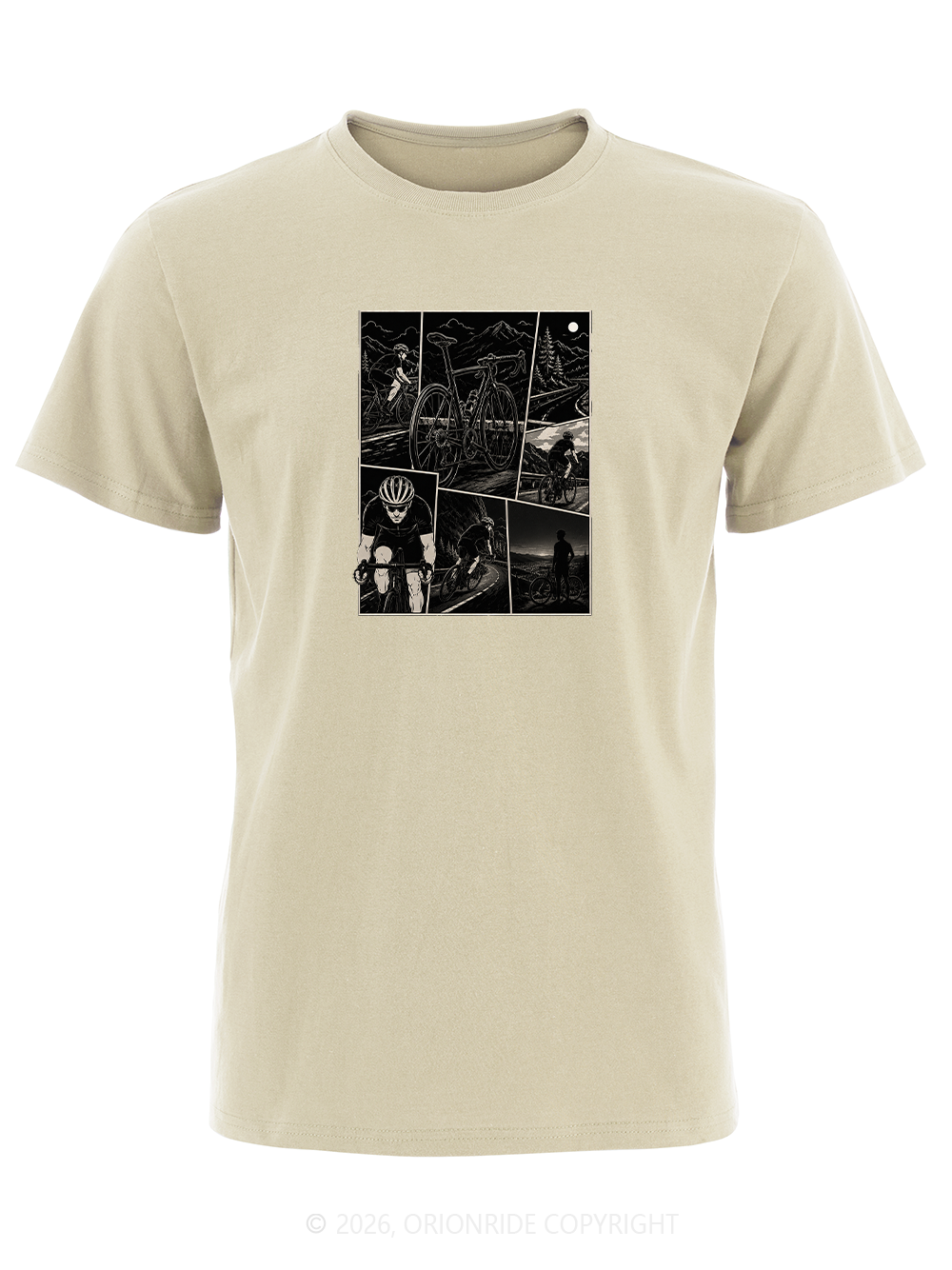 Orionride Comic Books Short Sleeves Bike T-Shirt