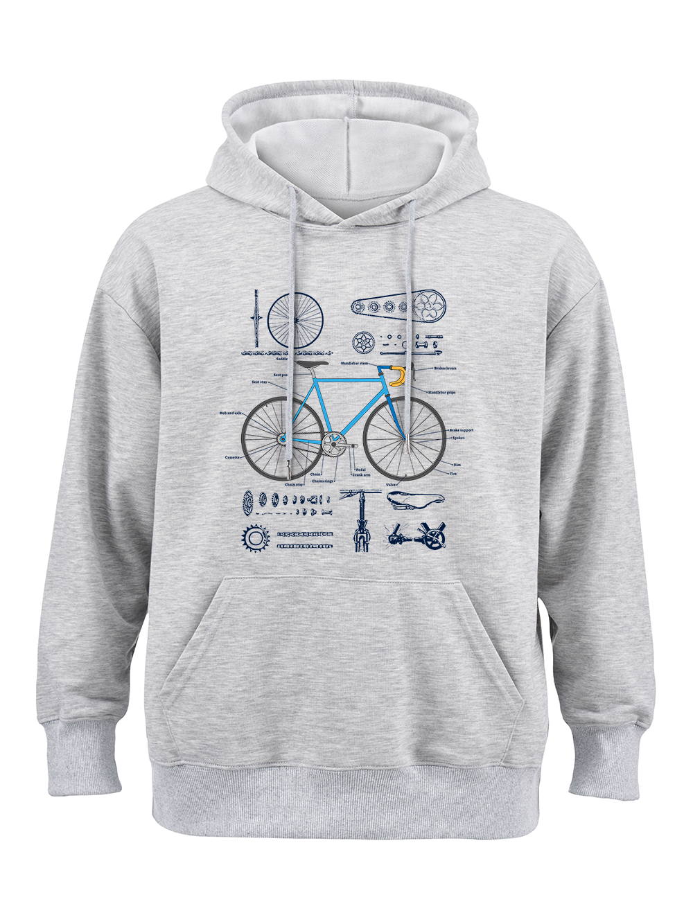 Orionride Bicycle Structure Classic Hoodie