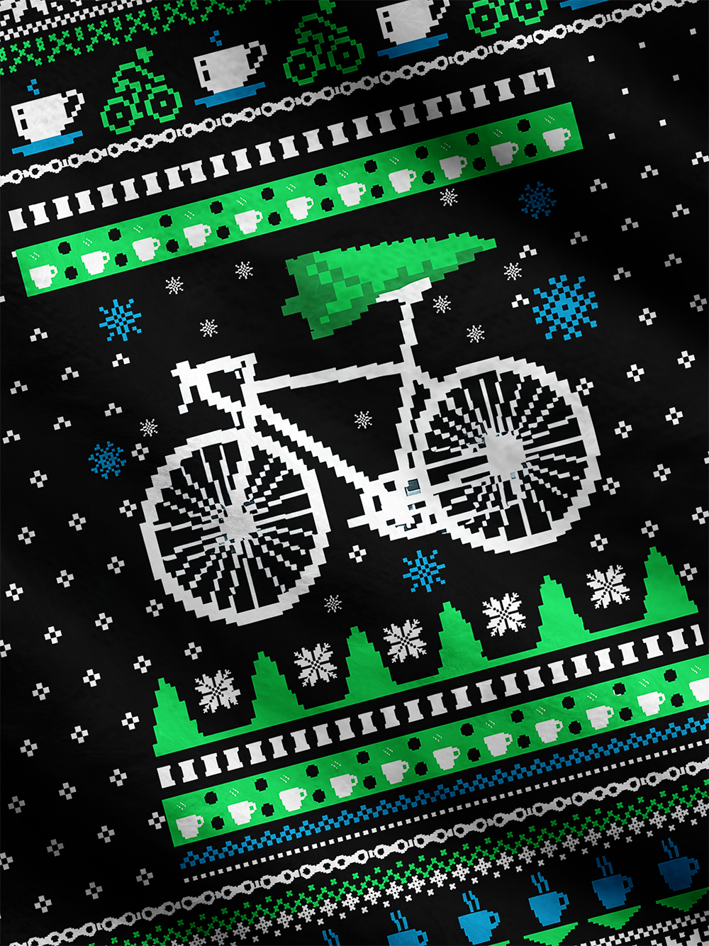 Orionride Leaf Bicycle Seat Men's Sweaters
