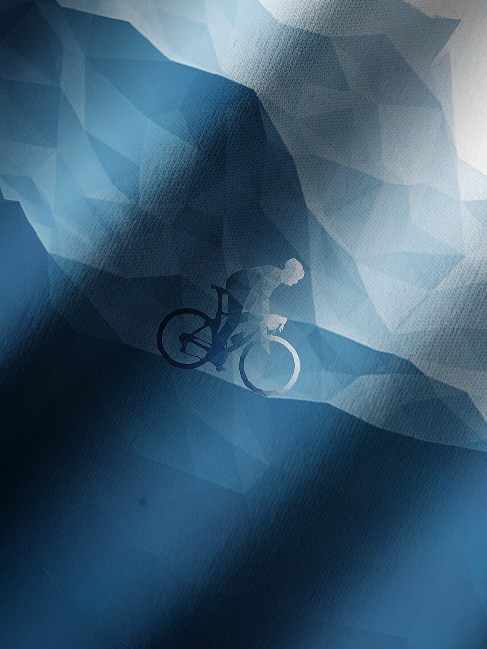 Orionride Snow Mountain Long Sleeve Cycling Hoodie Shirt