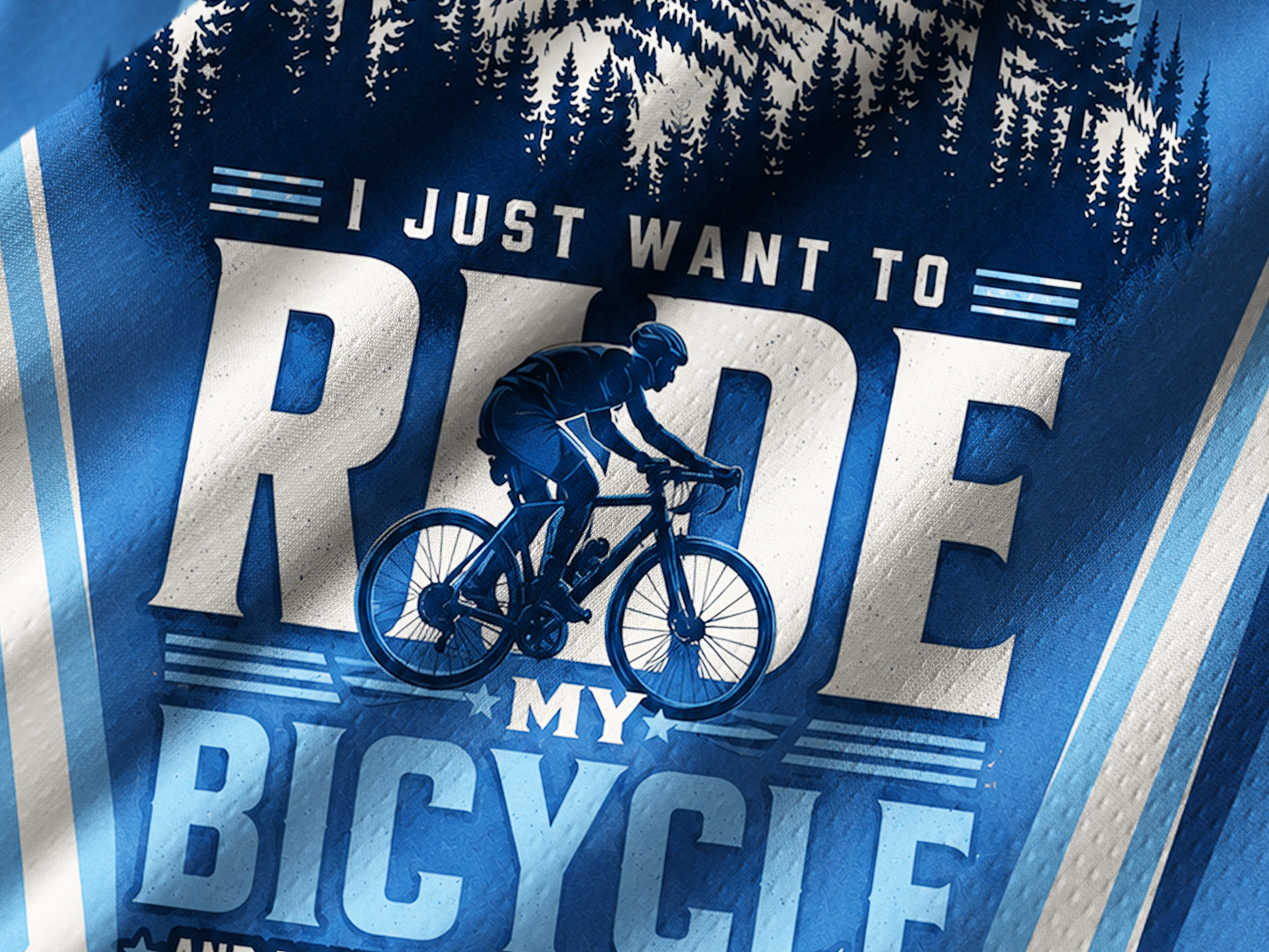 Orionride Cyclist Silhouette Long Sleeve Downhill Jersey
