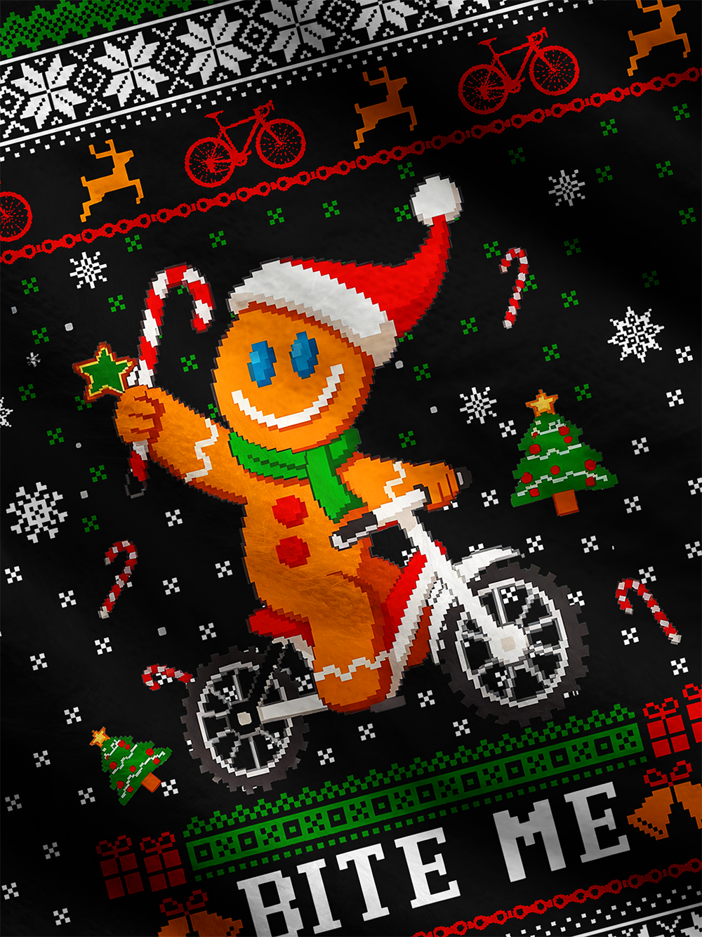 Orionride Happy Gingerbread Man Men's Sweaters