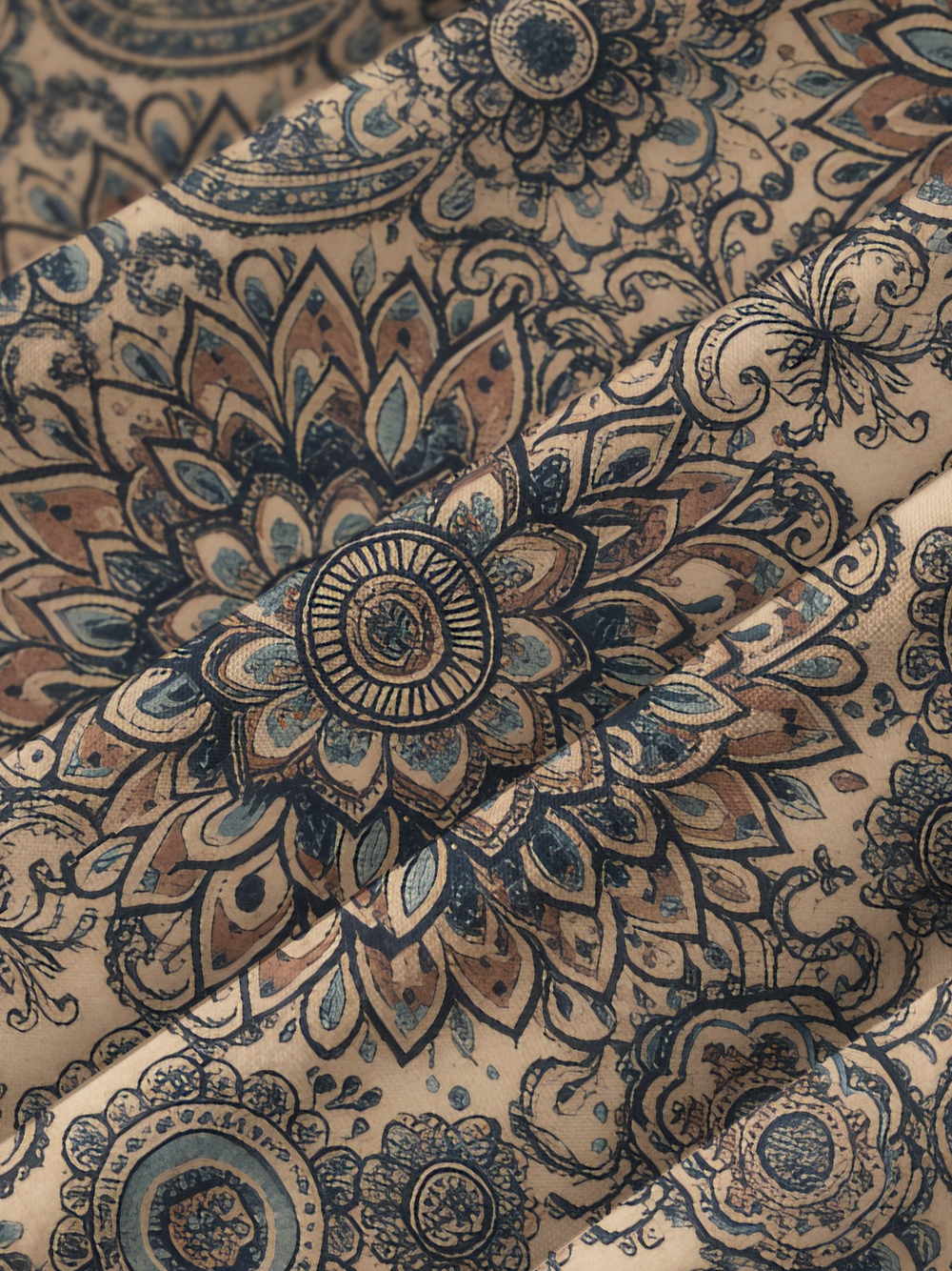 Orionride Retro Totem Flower Zipper Pockets Ultra Lightweight Short Sleeves Women's Gravel Shirt