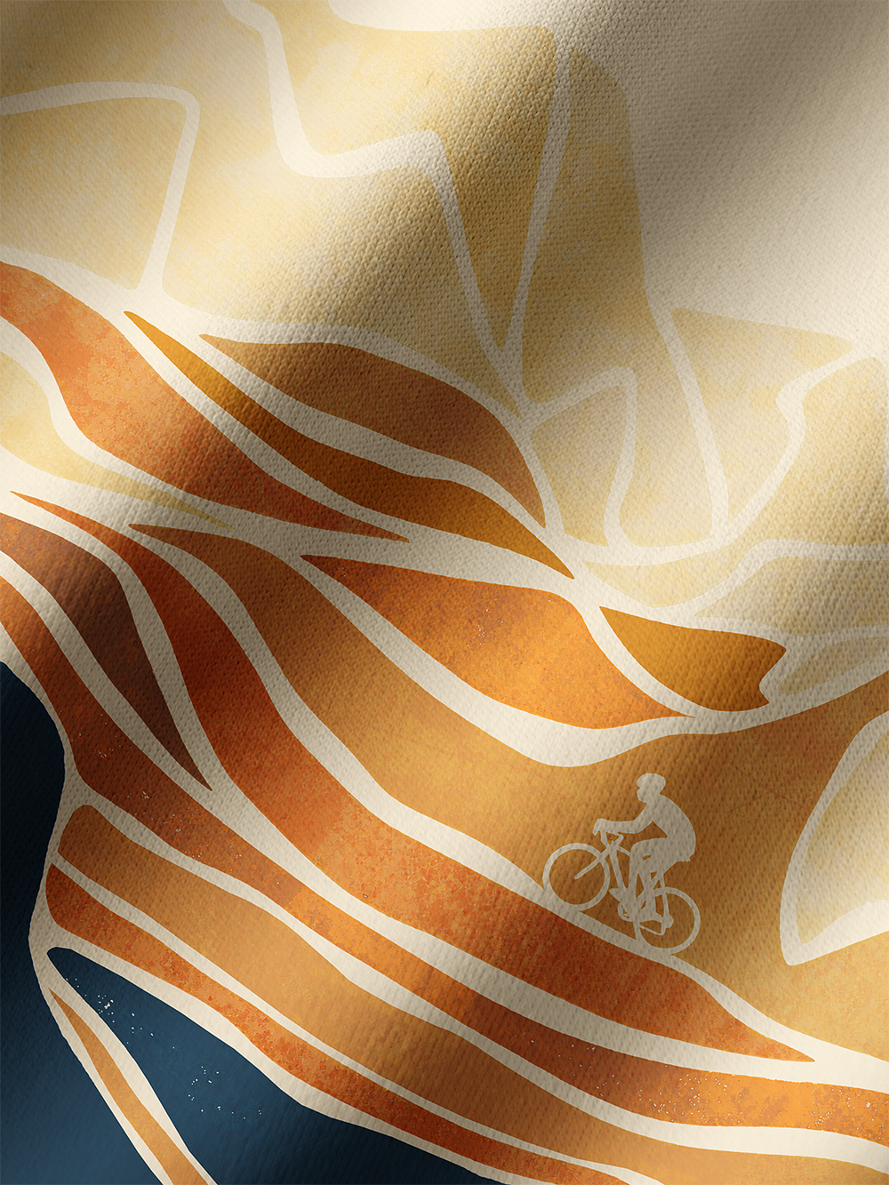 Orionride Golden Pass Long Sleeve Cycling Hoodie Shirt