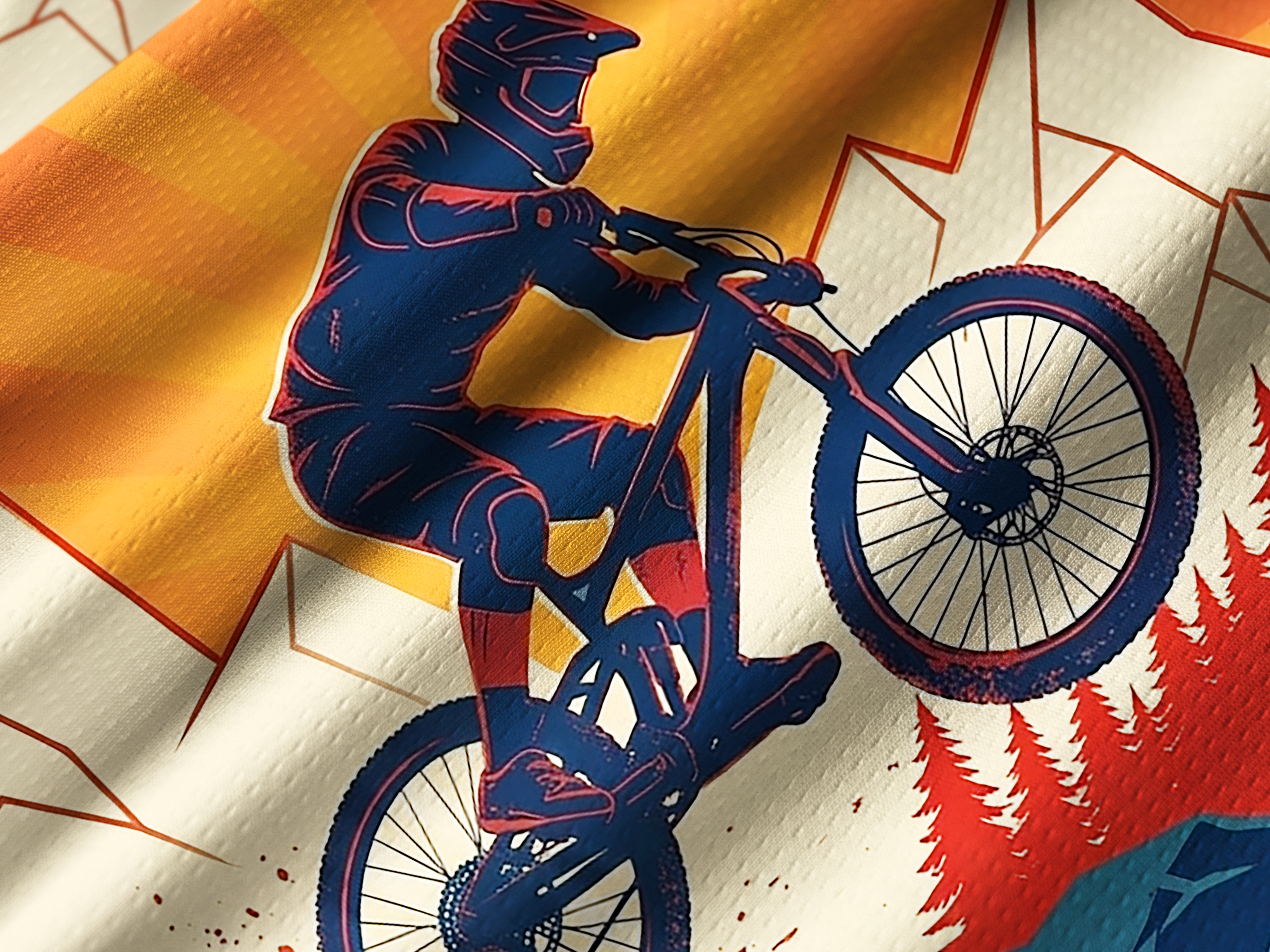 Orionride Air Jump Shadow Long Sleeve Downhill Jersey