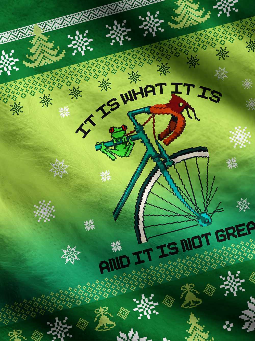 Orionride Frog On The Frame Men's Sweaters