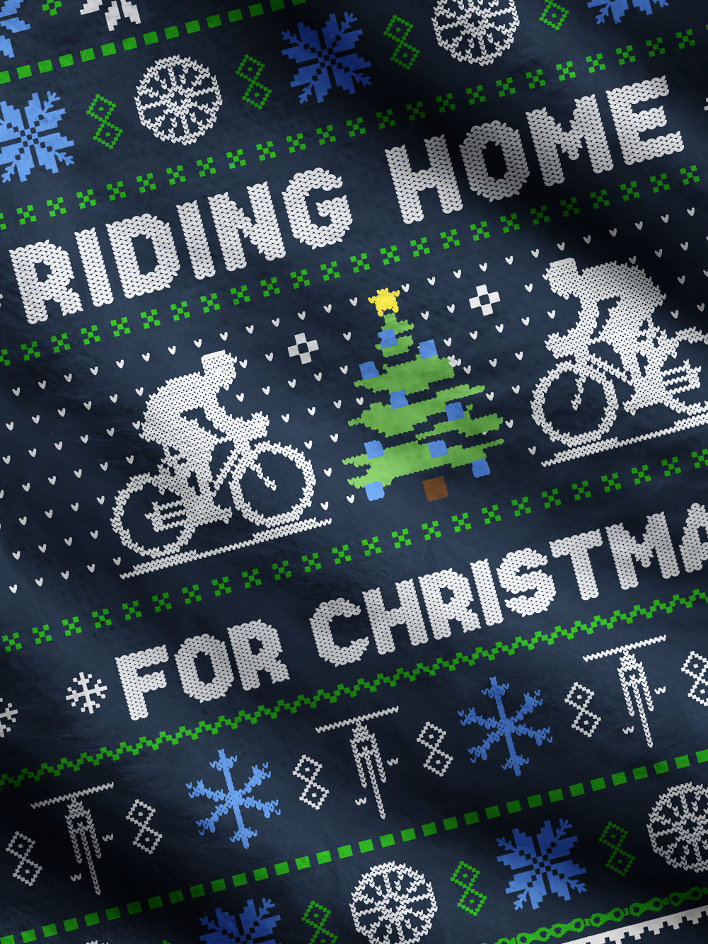 Orionride Riding Home For Christmas Men's Sweaters