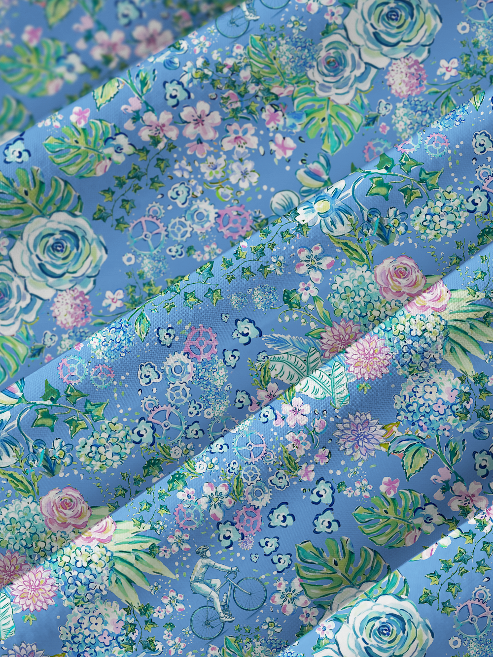 Orionride Whispering Roses Zipper Pockets Ultra Lightweight Short Sleeves Women's Gravel Shirt