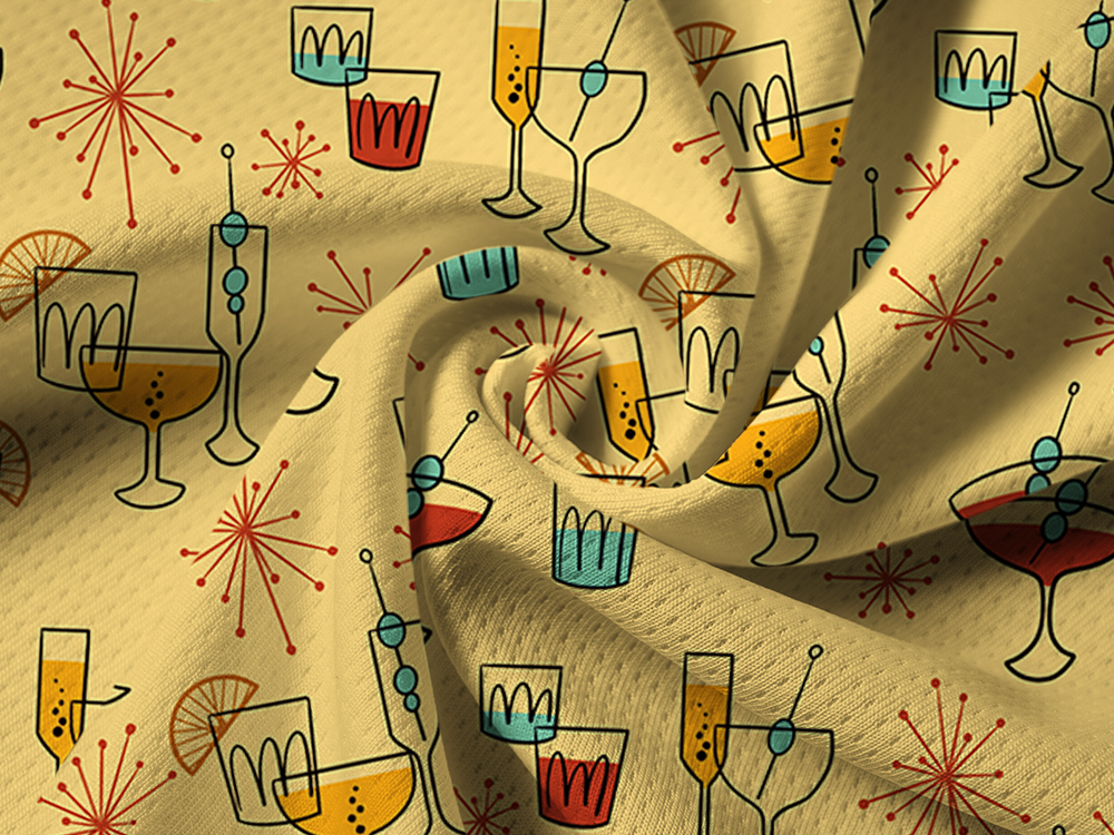 Orionride Wine Glass Fireworks Long Sleeve Half Zipper Mountain Bike Jersey