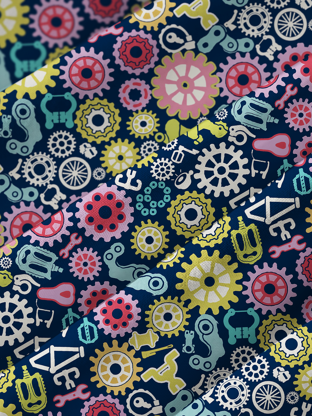 Orionride Colorful Gear Flower Zipper Pockets Ultra Lightweight Short Sleeves Women's Gravel Shirt