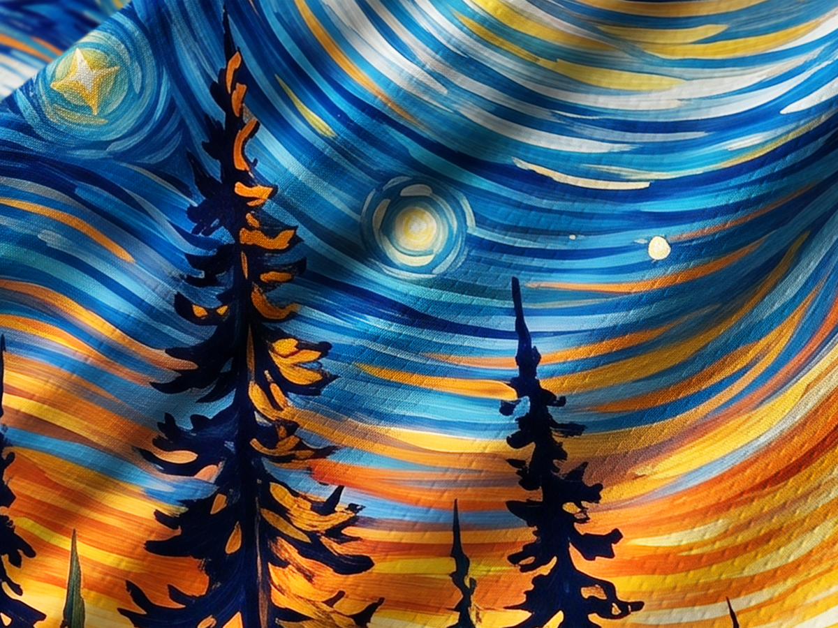 Orionride Swirling Celestial Pulse Long Sleeve Downhill Jersey