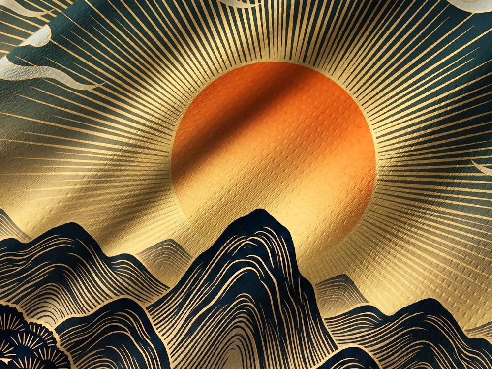 Orionride Golden Mountain Under The Sun Long Sleeve Downhill Jersey
