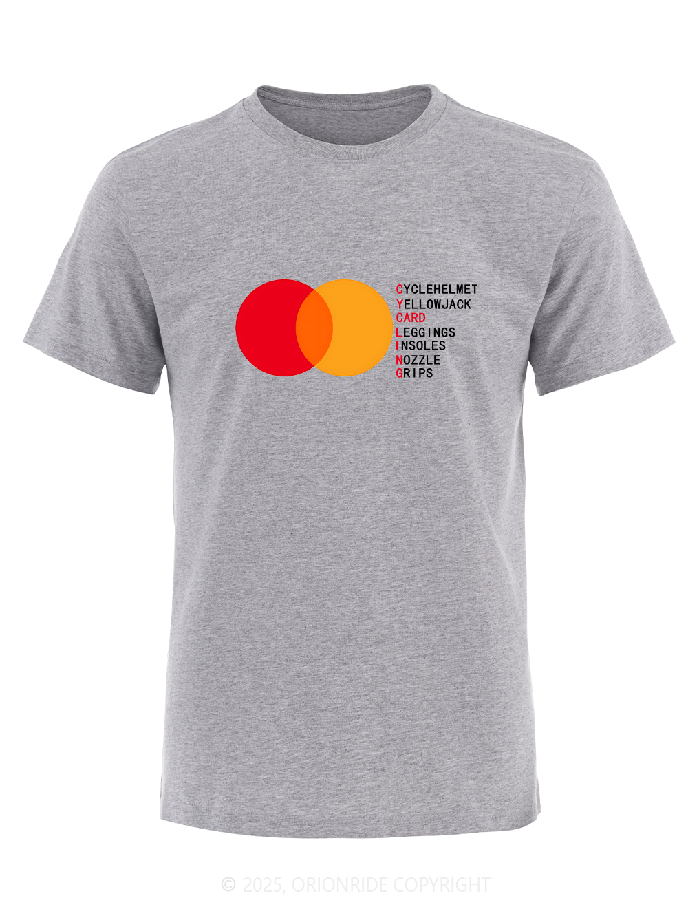 Orionride Hidden Words Short Sleeves Bike T-Shirt