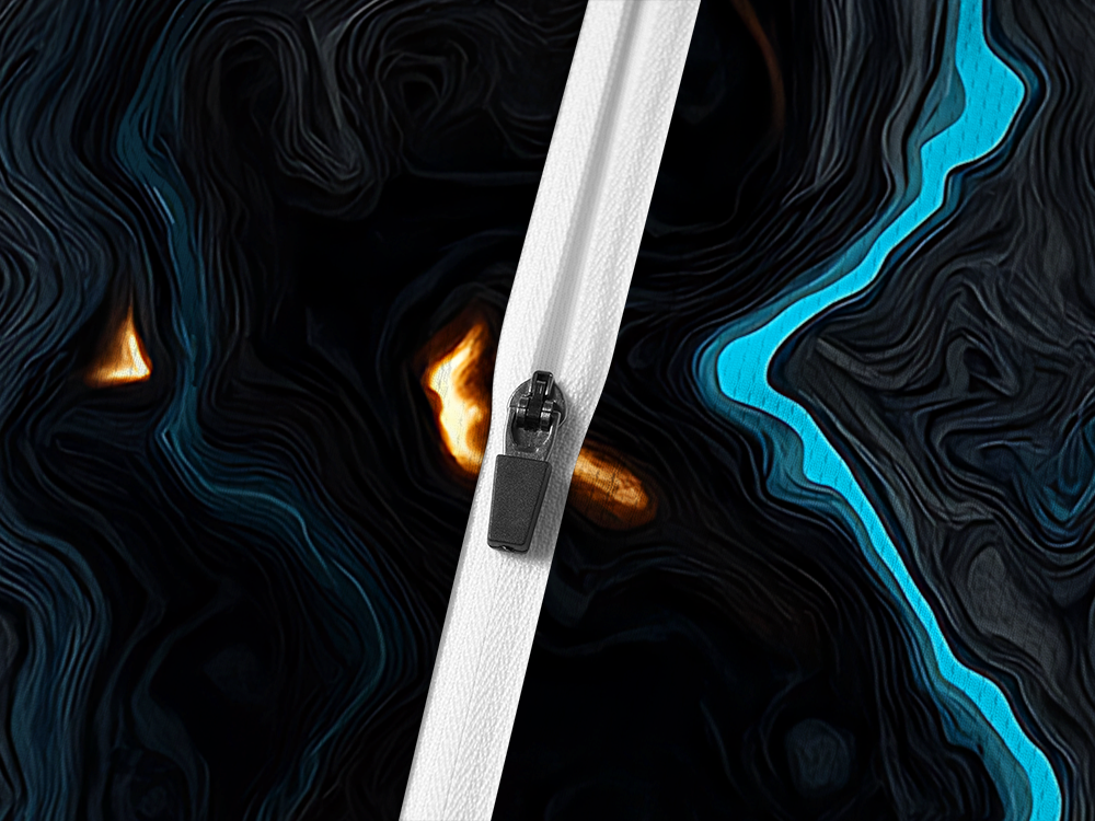 Orionride Luminous Terrain Map Long Sleeve Half Zipper Mountain Bike Jersey