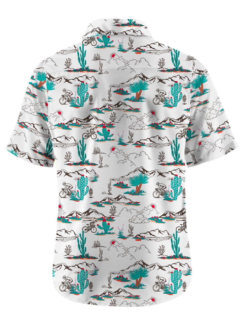 Orionride Cactus Cycling Ultra Lightweight Short Sleeves Hawaiian shirt