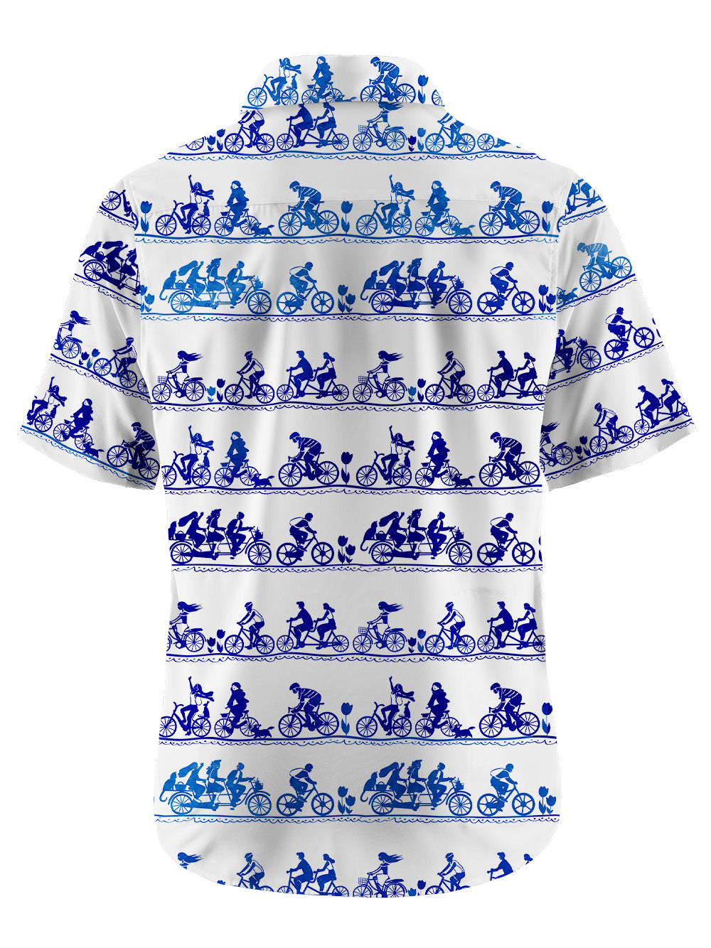 Orionride Happy Travel Zipper Pockets Ultra Lightweight Short Sleeves Gravel Shirt