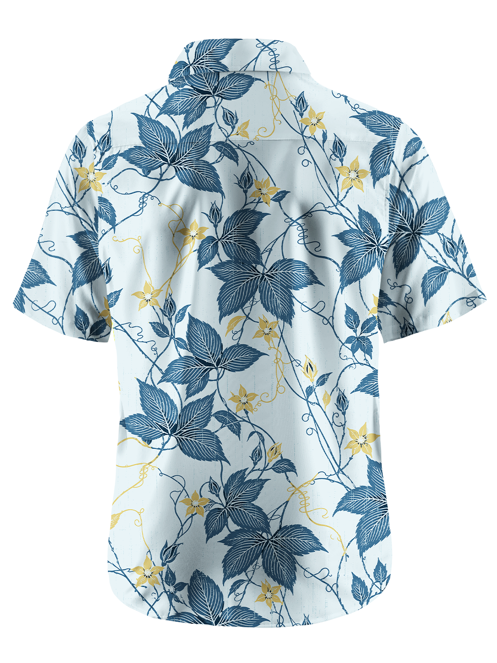 Orionride Botanical Etch Zipper Pockets Ultra Lightweight Short Sleeves Gravel Shirt