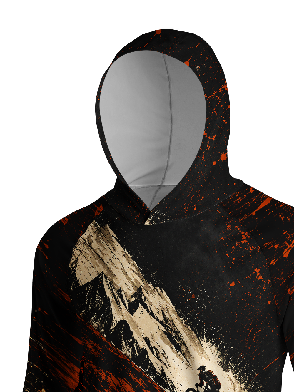 Orionride Conquer Cycling Long Sleeve Cycling Hoodie Shirt
