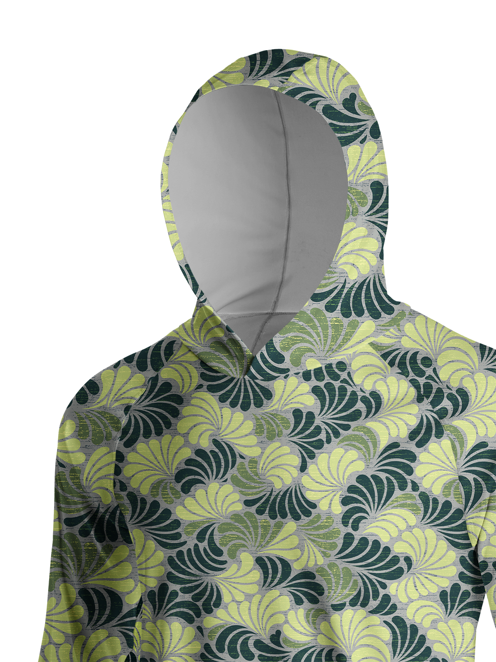 Orionride Abstract Petals Long Sleeve Cycling Hoodie Shirt